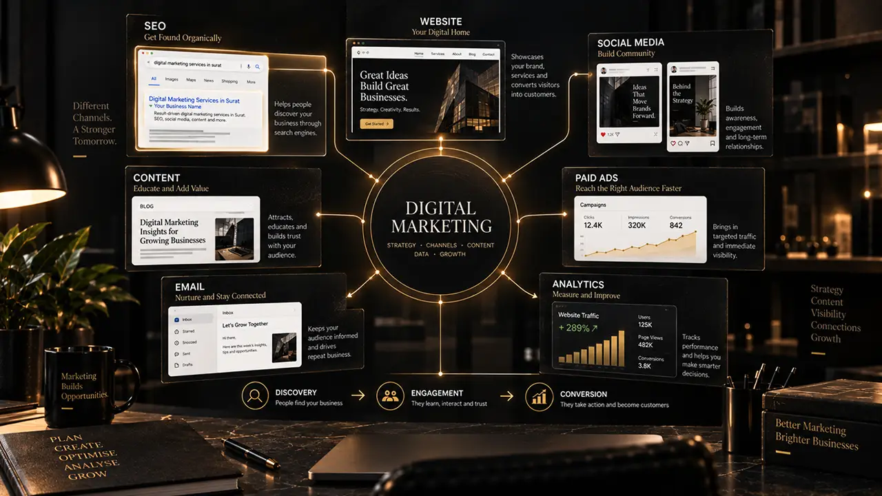 How does SEO fit into Digital Marketing