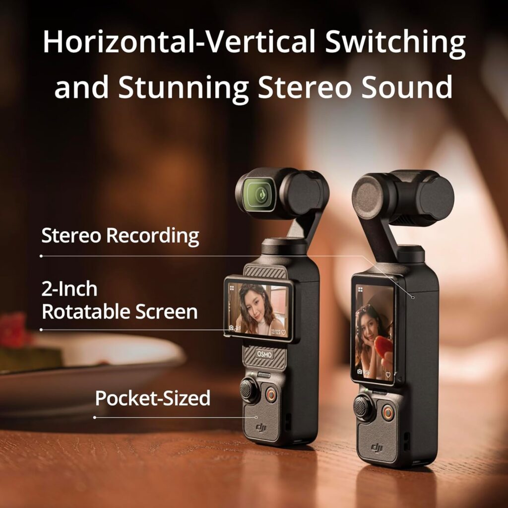 DJI Osmo Pocket 3 Vlogging Camera with 1″ CMOS & 4K/120fps Video